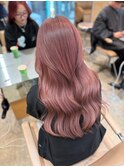 ヘーゼルベージュミディアムレイヤーピンクベージュ