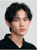 フェザーパーマフェザーショートルーズショート大人刈り上げ渋谷
