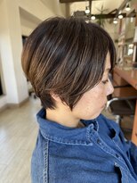 フェリア サウスガーデン(felia southgarden) 前下がりショートボブ/小顔カット/白髪ぼかし/30代40代50代