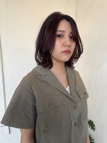 リレットヘアー(Riretto HAIR)&nbsp;ボルドーカラー×くびれカット