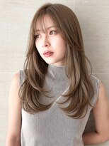 オーロ(ORO)&nbsp;大人モテ愛されロングレイヤークールベージュ