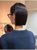 レイヤーボブ髪質改善ショートカット渋谷切りっぱなしボブ表参道