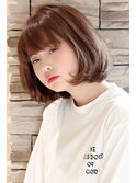 【30代・40代・50代】毛先ワンカールひし形ミディ