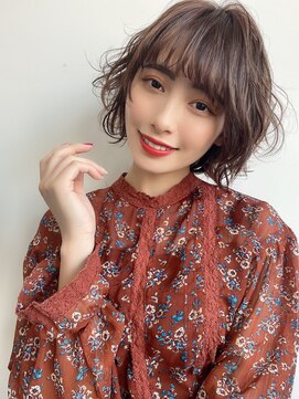 ルービック 梅田茶屋町(Rubik) スウィングショート×アッシュブラウン