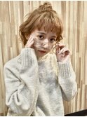 【buzonブゾン】ショートお団子ハーフアップ