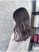ラベンダーグレージュバレイヤージュ2205