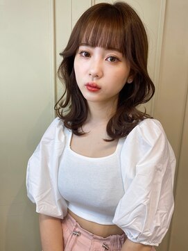 アリスバイアフロート 自由が丘(ALICe by AFLOAT) くびれヘア外ハネミディアム