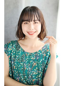 トランクイルグラフ(TRAN9UIL graph) 20代30代40代　若見え叶えるシースルーバング【草津】＃736