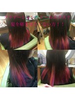 エクルル バイ エムジェー 寿町店(ekururu by MJ)&nbsp;#シールエクステ#インナーカラー#グラデーションカラー#鬼滅