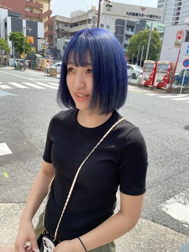 ザラフター ザブリーチ 新下関(the laughter/The bleach) ネイビーブルー☆