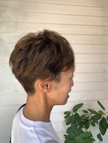 ラコスタ(LaCosTa)&nbsp;ショートカットブラウンボーイッシュスタイル