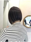 ぱつっとミニボブ