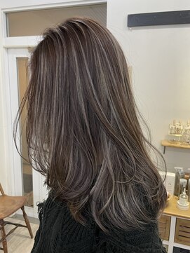 エトラ 渋谷店(etora) ハイライトカラー　ヌードグレージュケアブリーチ