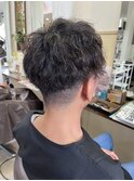 《見附 今町》メンズ スパイラルパーマ 刈り上げ