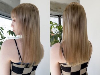 シャルム 溝の口店(charme)の写真/[クセやうねりを改善]カット+縮毛矯正+Tr+ヘッドスパ¥13500～◎ダメージ毛に対応できる酸性ストレートも♪