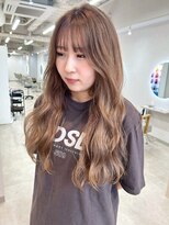 トレヘアー 京都 烏丸(tRe hair)&nbsp;ハイトーンミルクティーベージュ