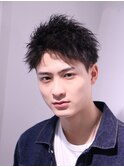 ビジネスヘアにも最適 アップバング 刈り上げショート