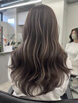 リリット(ReLit)&nbsp;くすみベージュマロンベージュホワイトブロンド細めハイライト