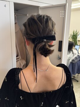 サンド 鹿児島中央(sand) @ayumi.sand ボブアレンジ　ヘアアレンジ