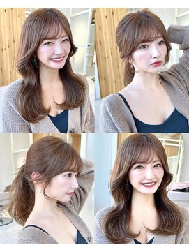 アフロートリノ(AFLOAT Leino) 2wayバング レイヤーカット シースルー くびれヘア 顔周り