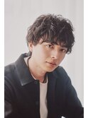 STYLE藤沢メンズカット黒髪マッシュゆるめシャドウパーマ