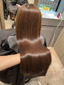 ロンド ジュルード 名古屋(Lond jeloud) ブリーチなし！赤み活かす柔らかベージュ