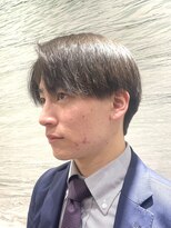 ヨシザワインク プレミアム 横浜 桜木町店(YOSHIZAWA Inc. PREMIUM) メンズツーブロック刈り上げアップバングスタイル