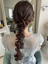 サロンナビ(Salon Navi)&nbsp;お呼ばれヘアセット/結婚式ヘアセット/編みおろし