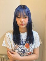 ケシキ大名(keshiki)&nbsp;透け感ブルーのデザインカラー/keshiki大名 NANA