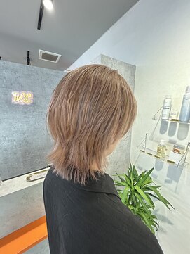 ビューティースタイルクラブ(BEAUTY STYLE CLUB) 【Aris】似合わせカットケアブリーチピンクベージュ