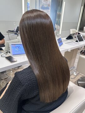 ケンジ 平塚 アネッタ(KENJE annetta) ★オリーブグレージュ×オージュアトリートメント