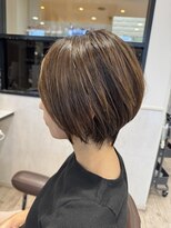 カイノ いずみおおつCITY店(KAINO)&nbsp;白髪ぼかし×ワンメイクカラーショート