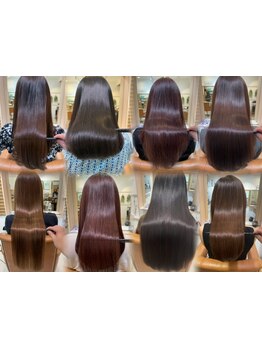 ★オリジナル髪質改善トリートメント★髪本来のツヤを取り戻し、潤いのあるサラサラな手触りに【自由が丘】