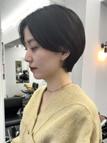 シベルバレー 横浜(sibell)&nbsp;20代30代前髪なしショートハンサムショート丸みショートレイヤー