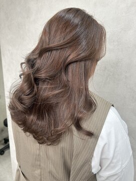 ルノン(LUNON) 黒髪クラゲヘアーオリーブグレー小顔ココアベージュ