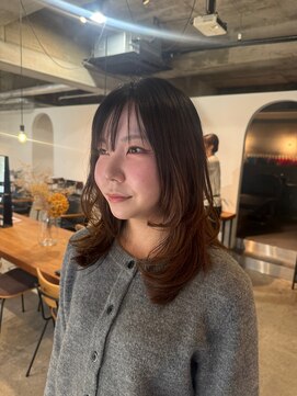 小顔効果◎レイヤースタイル