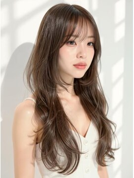 ブロウ ネックス ザ サロン 表参道(VLOW nex the salon) 韓国ヘア/透明感カラー/小顔に見せる顔まわりカット/ミディアム