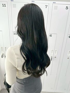 イロウ 山口どうもん店(IROW) 韓国ヘア/レイヤーカット/ダークアッシュ/ブリーチなし