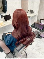 カミイロ(kamiiro)&nbsp;レッドブラウン/ケアブリーチ/髪質改善/仙台美容室/若林区美容室