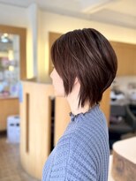 コンプライツ(Conplight's) ショートレイヤー×グレージュブラウン