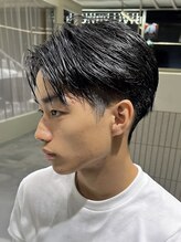 ベル 桑名(BHEL)&nbsp;三重桑名ニュアンスパーマフェザーパーマ緩めセンターパートヘア