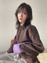 ナギ(nagi)&nbsp;くびれヘア　ラベンダーブラウン