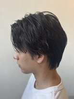 メンズカット バイ ソイクフ(メンズカット by SOY-KUFU)&nbsp;ナチュラルなフェザーパーマで魅せる長めマッシュ
