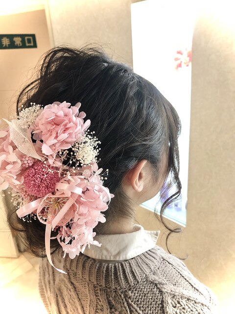 成人式 ヘアセット