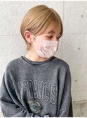 ベージュマッシュウルフ♪