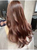 春☆ふんわりピンクブラウン