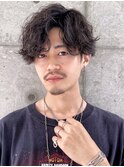無造作質感!大人センターパートstyle