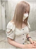 ハイトーンホワイトベージュグレージュケアブリーチ