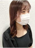 韓国風スタイル ＊ 顔まわりカット【レイヤーカット/艶カラー】