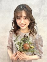 小顔ハーフアップ　satsuki